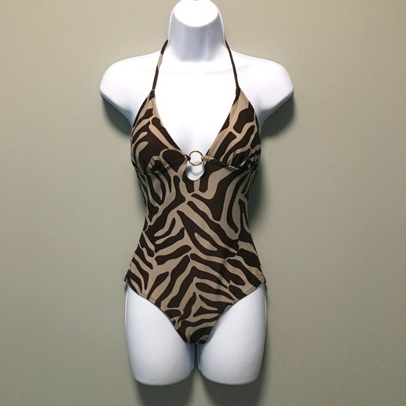 Old Navy Tan Brown Bathing Suit - Picture 1 of 7